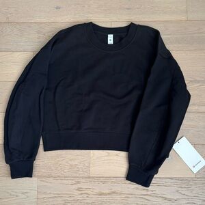 NWT lululemon Perfectly Oversized Crop Crew French Terry